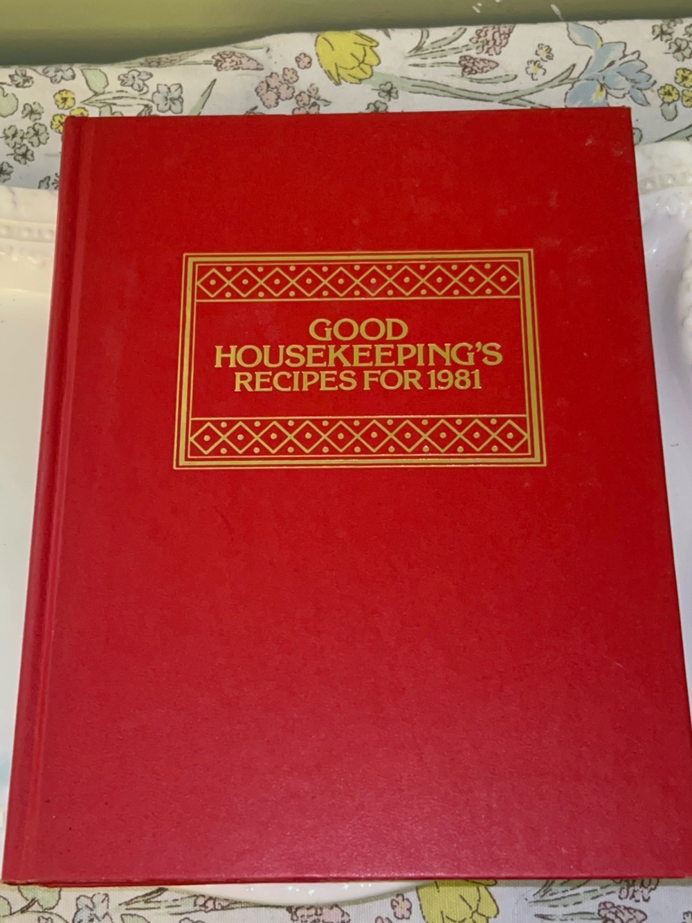 Good Housekeeping's Recipes for 1981 - Red Hardcover Cookbook